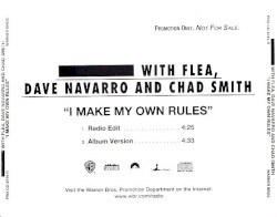 I Make My Own Rules