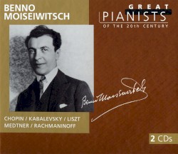 Great Pianists of the 20th Century, Volume 70: Benno Moiseiwitsch