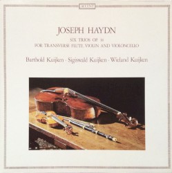 Six Trios op. 38 for Transverse Flute, Violin and Violoncello