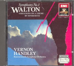 Symphony no. 1 / Variations on a Theme by Hindemith