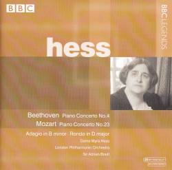 Beethoven: Piano Concerto no. 4 / Mozart: Piano Concerto no. 23 / Adagio in B minor / Rondo in D major