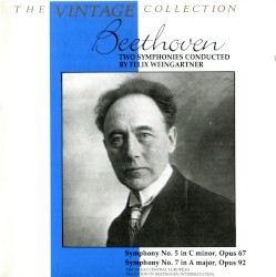 Two Symphonies Conducted by Felix Weingartner