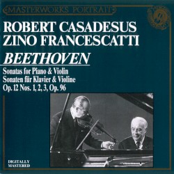 Sonatas for Piano & Violin, op. 12 nos. 1, 2, 3 / op. 96