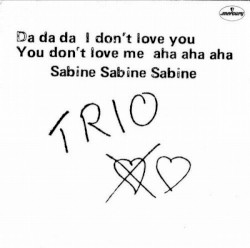 Da Da Da I Don't Love You You Don't Love Me Aha Aha Aha