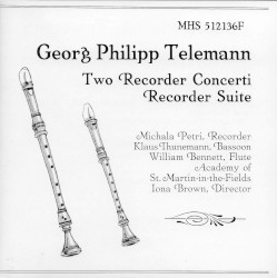 Two Recorder Concerti / Recorder Suite