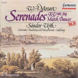 Serenades KV 100, 204 / March, Dances
