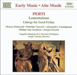 Lamentations: Liturgy for Good Friday (Cappella Musicale di S. Petronio di Bologna feat. conductor: Sergio Vartolo)