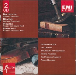 Beethoven: Triple Concerto / Brahms: Double Concerto / Mozart: Violin Concerto no. 3 / Prokofiev: Violin Concerto no. 2