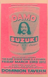 Friday March 23rd 2012, Dominion Tavern