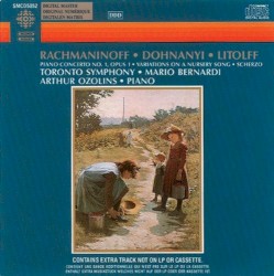 Piano Concerto no. 1 / Variations on a Nursery Theme / Scherzo