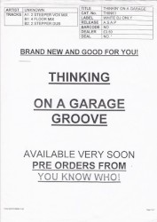 Thinkin’ on a Garage Groove