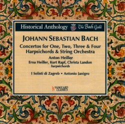 Concertos for One, Two, Three & Four Harpsichords & String Orchestra