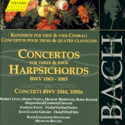 Концерты для трех и четырех клавесинов, BWV 1063–1065 / Концерты BWV 1044, 1050a