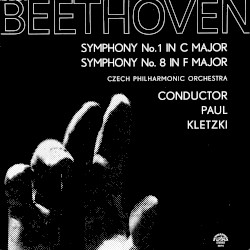 Beethoven Symphonies Nos. 1 & 8
