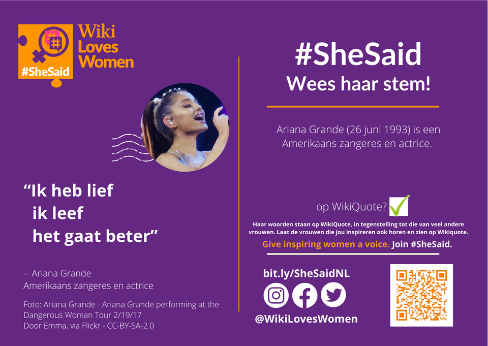 Photo of Ariana Grande
